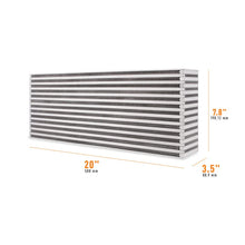 Load image into Gallery viewer, Mishimoto Universal Air-to-Air Intercooler Core - 20in / 7.8in / 3.5in - Main Product View