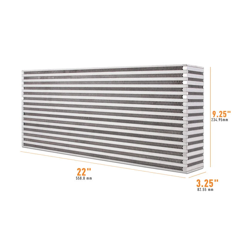 Mishimoto Universal Air-to-Air Intercooler Core - 22in / 9.25in / 3.25in - Main Product View