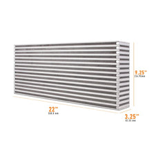 Load image into Gallery viewer, Mishimoto Universal Air-to-Air Intercooler Core - 22in / 9.25in / 3.25in - Main Product View