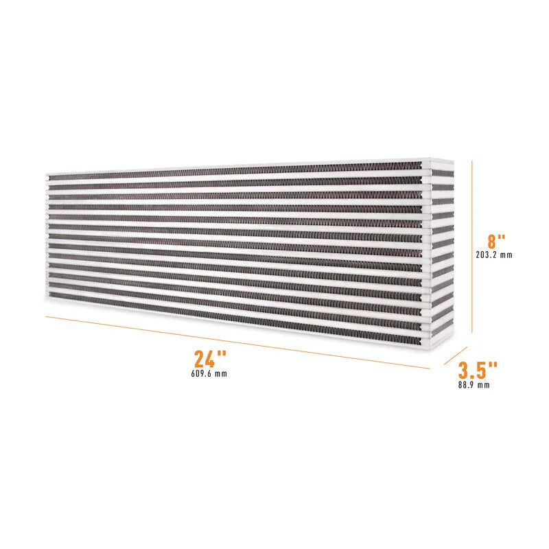 Mishimoto Universal Air-to-Air Intercooler Core - 24in / 8in / 3.5in - Main Product View