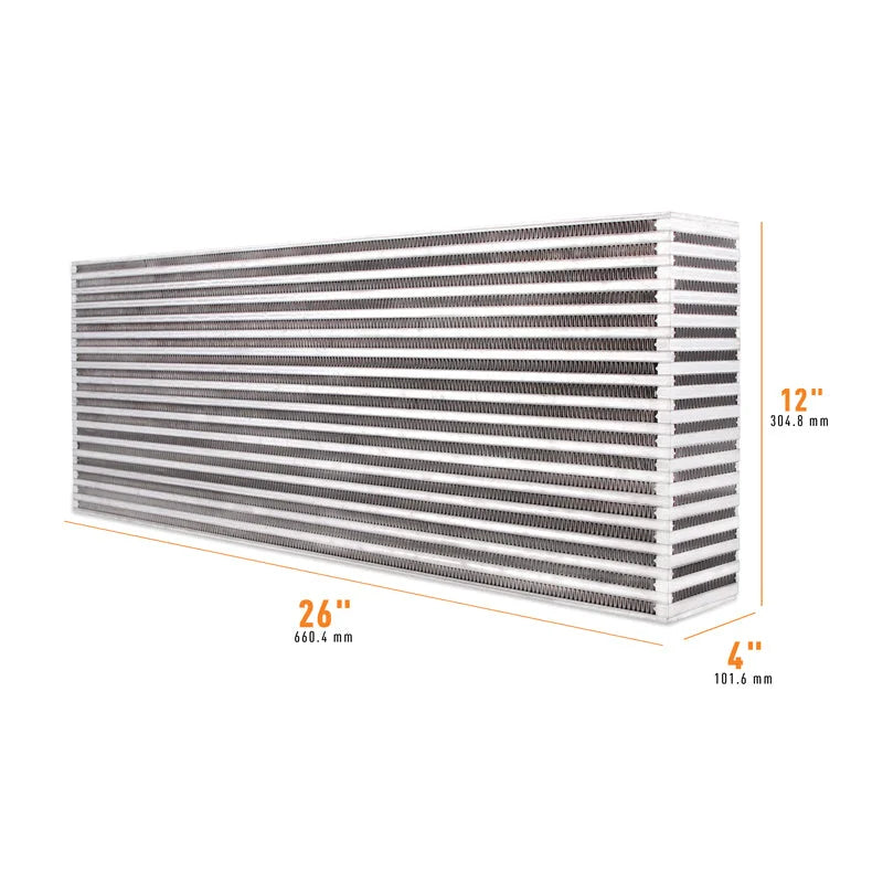 Mishimoto Universal Air-to-Air Intercooler Core - 26in / 12in / 4in - Main Product View