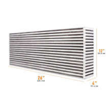 Load image into Gallery viewer, Mishimoto Universal Air-to-Air Intercooler Core - 26in / 12in / 4in - Main Product View