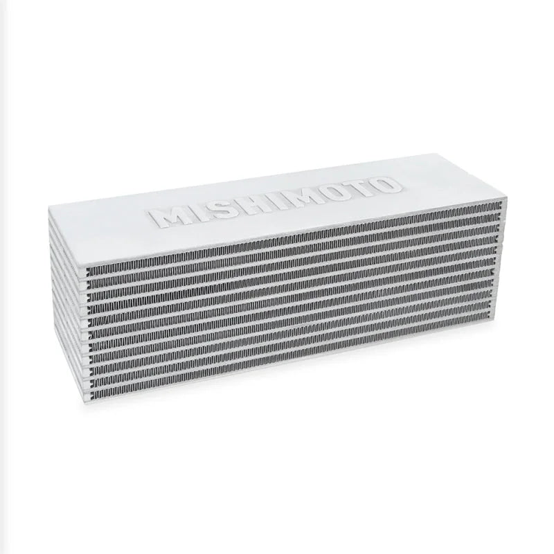 Mishimoto Universal Air-to-Water Intercooler Core - 11.7in / 3.8in / 3.8in - Side View