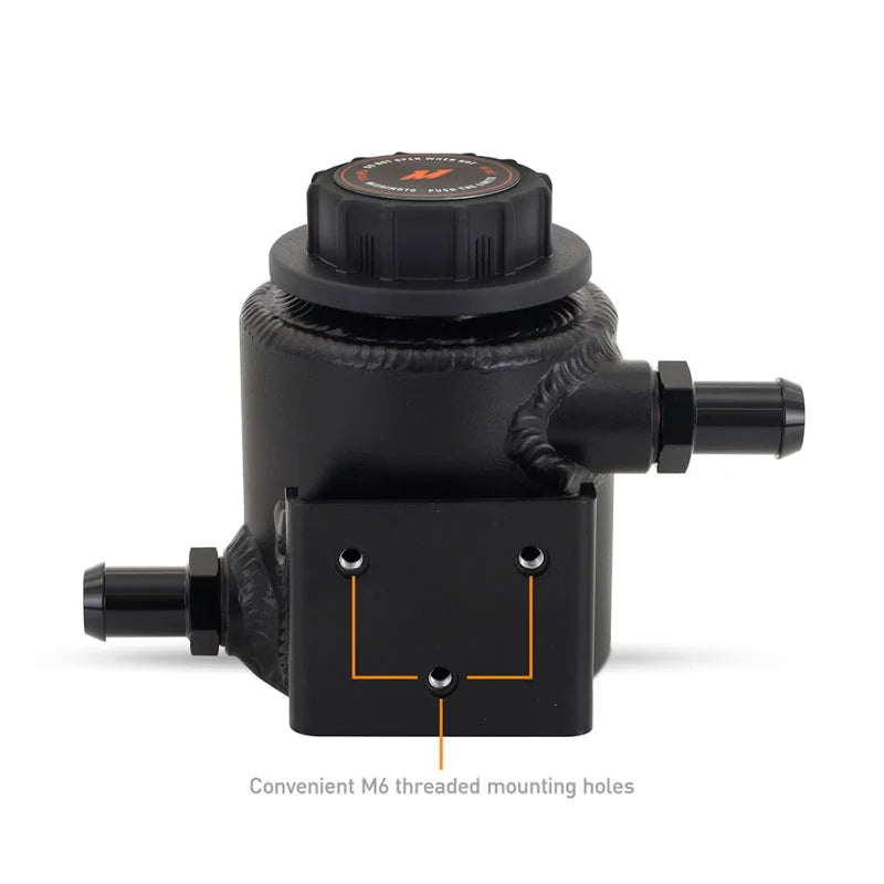 Mishimoto Universal Aluminum Coolant Expansion Tank - MWBK - Side View