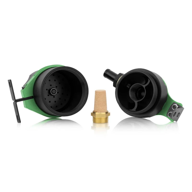Mishimoto Universal Baffled Oil Catch Can - Green - Additional View 7