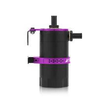 Load image into Gallery viewer, Mishimoto Universal Baffled Oil Catch Can - Purple - Side View