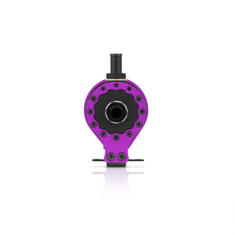 Mishimoto Universal Baffled Oil Catch Can - Purple - Installation View