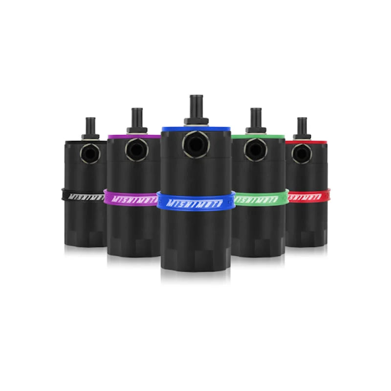 Mishimoto Universal Baffled Oil Catch Can - Red - Main Product View