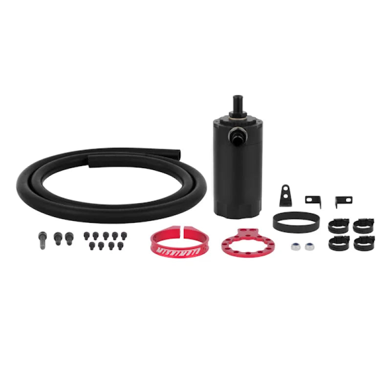 Mishimoto Universal Baffled Oil Catch Can - Red - Additional View 6