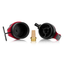 Load image into Gallery viewer, Mishimoto Universal Baffled Oil Catch Can - Red - Additional View 7