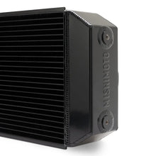 Load image into Gallery viewer, Mishimoto Universal Drag Race Performance Aluminum Radiator - Black - Side View
