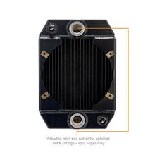 Load image into Gallery viewer, Mishimoto Universal Drag Race Performance Aluminum Radiator - Black - Installation View