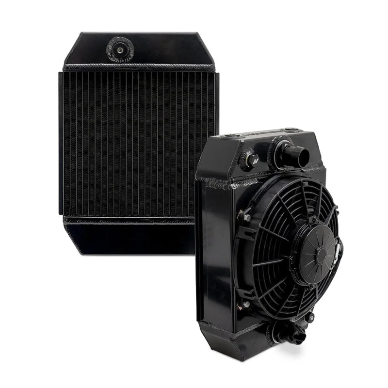 Mishimoto Universal Drag Race Performance Aluminum Radiator - Black - Additional View 7