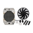 Load image into Gallery viewer, Mishimoto Universal Drag Race Performance Aluminum Radiator - Natural - Main Product View