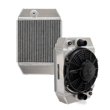 Load image into Gallery viewer, Mishimoto Universal Drag Race Performance Aluminum Radiator - Natural - Side View