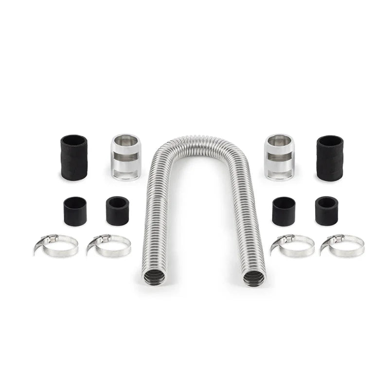 Mishimoto Universal Flexible Radiator Hose Kit Chrome - Side View