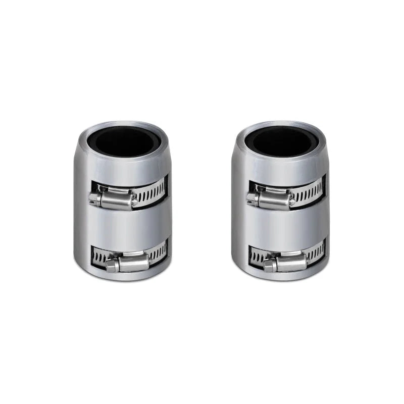 Mishimoto Universal Flexible Radiator Hose Kit Chrome - Back View