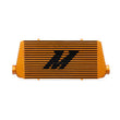 Load image into Gallery viewer, Mishimoto Universal Gold R Line Intercooler Overall Size: 31x12x4 Core Size: 24x12x4 Inlet / Outlet - Installation View