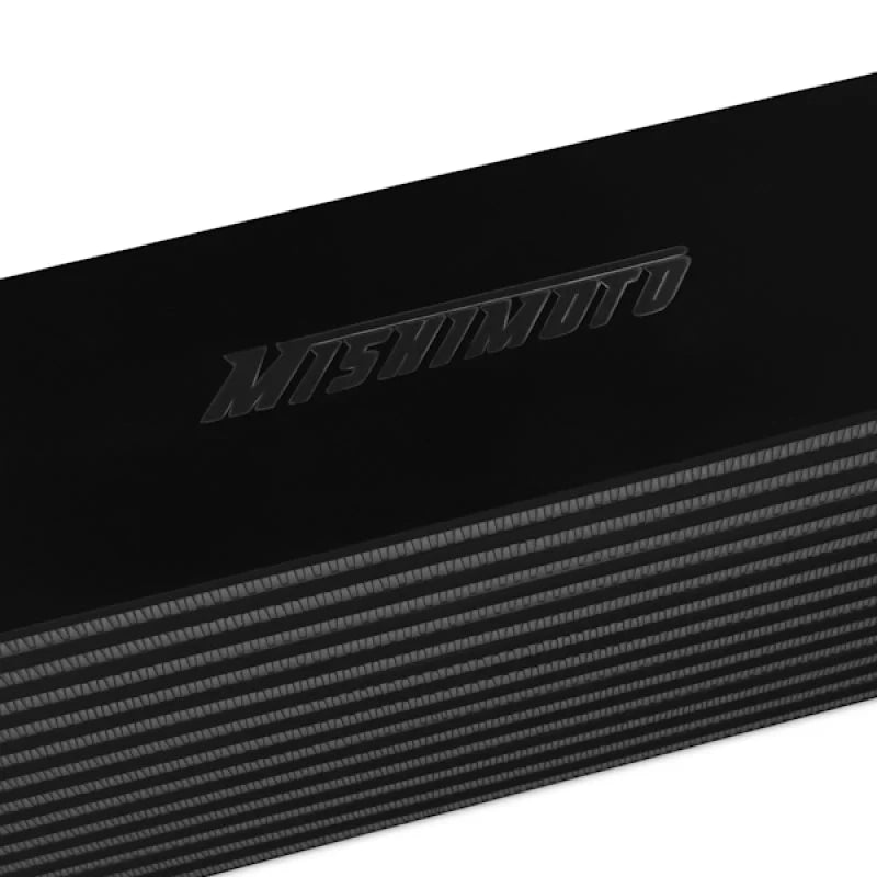 Mishimoto Universal Intercooler - J-Line Black - Side View