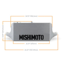 Load image into Gallery viewer, Mishimoto Universal L-Line Intercooler - Black - Side View