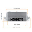Load image into Gallery viewer, Mishimoto Universal L-Line Intercooler - Silver - Side View