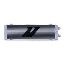 Load image into Gallery viewer, Mishimoto Universal Large Bar and Plate Dual Pass Silver Oil Cooler - Side View