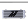 Load image into Gallery viewer, Mishimoto Universal Medium Bar and Plate Dual Pass Silver Oil Cooler - Back View