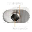 Load image into Gallery viewer, Mishimoto Universal Muffler with 2.5in Center Inlet/Outlet - Brushed - Installation View