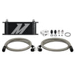 Load image into Gallery viewer, Mishimoto Universal Oil Cooler Kit 16-Row Black - Main Product View