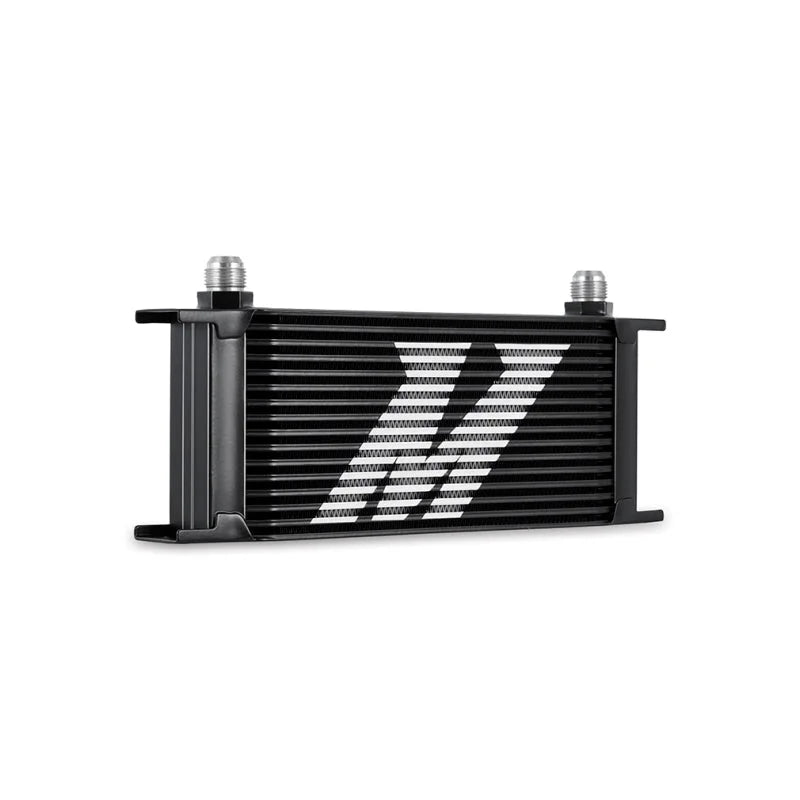 Mishimoto Universal Oil Cooler Kit 16-Row Black - Back View
