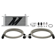 Load image into Gallery viewer, Mishimoto Universal Oil Cooler Kit 16-Row Silver - Main Product View
