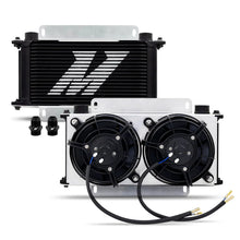 Load image into Gallery viewer, Mishimoto Universal Oil Cooler Kit - 19 Row Cooler and 2x5in Fans - Main Product View