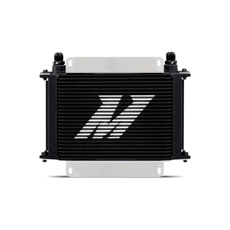 Mishimoto Universal Oil Cooler Kit 25-Row Cooler and 1x 8in Fan - Installation View