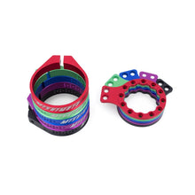 Load image into Gallery viewer, Mishimoto Universal Replacement Bracket Set for Baffled Oil Catch Can - Red - Side View