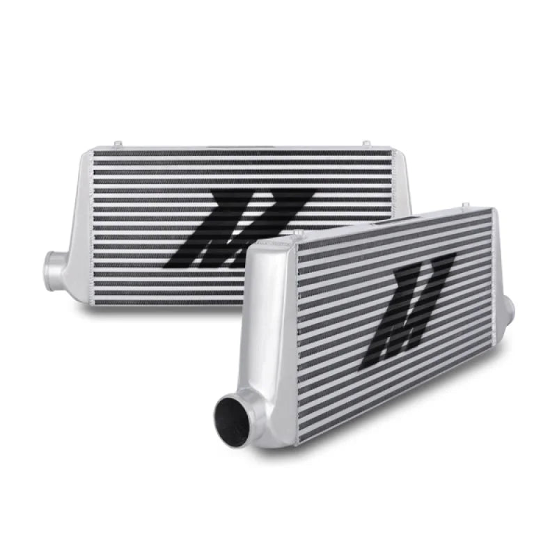Mishimoto Universal Silver R Line Intercooler Overall Size: 31x12x4 Core Size: 24x12x4 Inlet / Outle - Main Product View