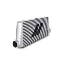 Load image into Gallery viewer, Mishimoto Universal Silver S Line Intercooler Overall Size: 31x12x3 Core Size: 23x12x3 Inlet / Outle - Side View