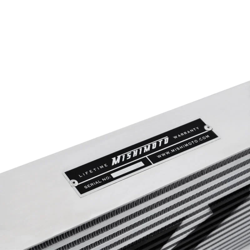 Mishimoto Universal Silver S Line Intercooler Overall Size: 31x12x3 Core Size: 23x12x3 Inlet / Outle - Back View