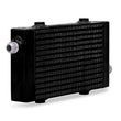 Load image into Gallery viewer, Mishimoto Universal Small Bar and Plate Cross Flow Black Oil Cooler - Back View