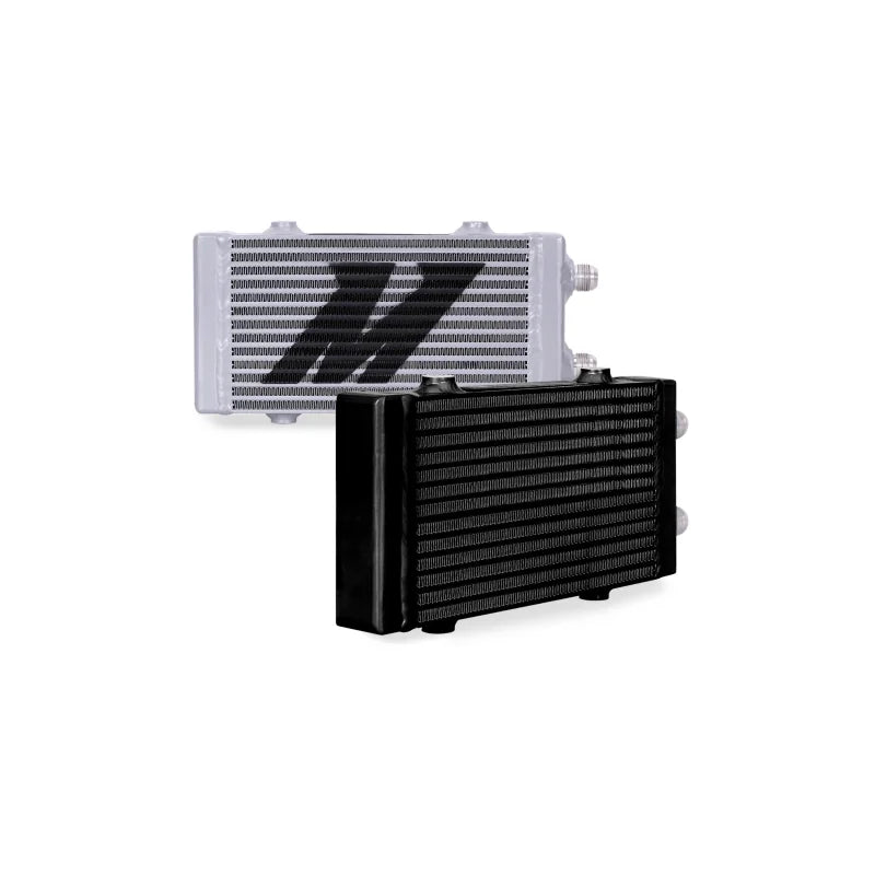 Mishimoto Universal Small Bar and Plate Dual Pass Silver Oil Cooler - Main Product View