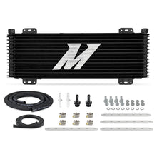 Load image into Gallery viewer, Mishimoto Universal Stacked Plate Trans Cooler 13 Row Black - Main Product View