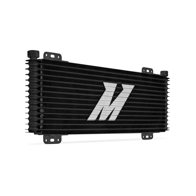 Mishimoto Universal Stacked Plate Trans Cooler 13 Row Black - Back View
