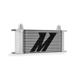 Load image into Gallery viewer, Mishimoto Universal Thermostatic Oil Cooler Kit 16-Row Silver - Back View