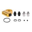 Load image into Gallery viewer, Mishimoto Universal Thermostatic Oil Cooler Kit 16-Row Silver - Installation View