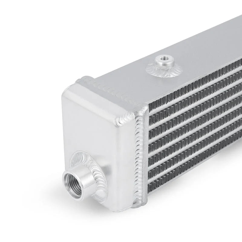 Mishimoto Universal Tube and Fin Cross Flow Performance Oil Cooler - Side View