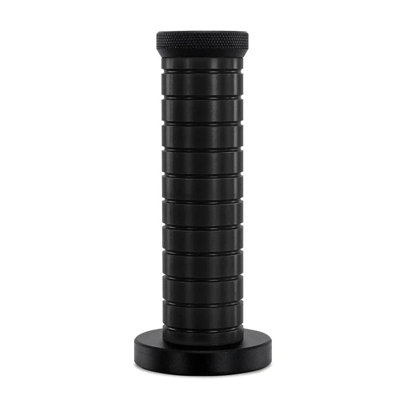 Mishimoto Weighted Grip Shift Knob - Black / Black - Main Product View