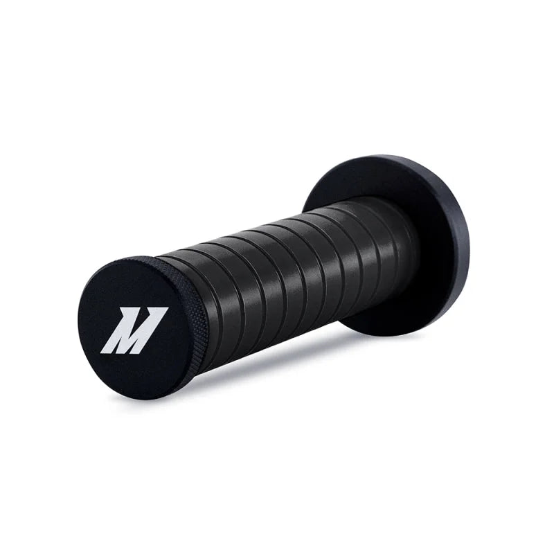 Mishimoto Weighted Grip Shift Knob - Black / Black - Installation View