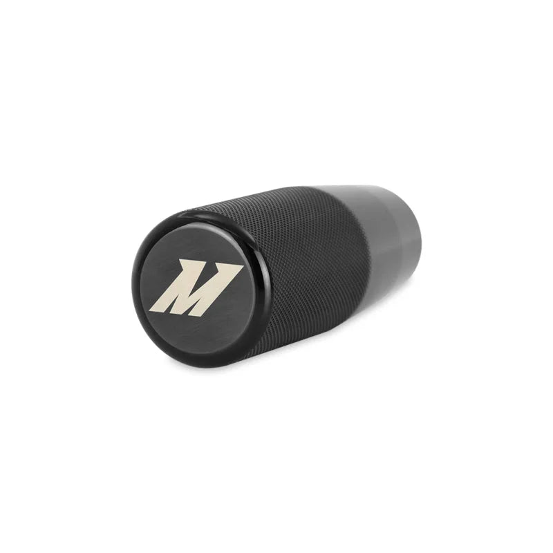 Mishimoto Weighted Shift Knob XL Black (Knurled) - Back View