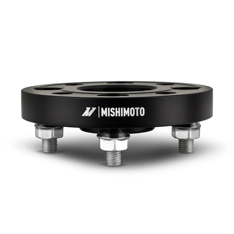 Mishimoto Wheel Spacers - 4x100 - 56.1 - 15 - M12 - Black - Side View