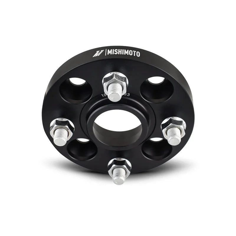 Mishimoto Wheel Spacers - 4x100 - 56.1 - 15 - M12 - Black - Back View