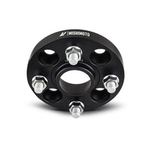 Load image into Gallery viewer, Mishimoto Wheel Spacers - 4x100 - 56.1 - 25 - M12 - Black - Back View
